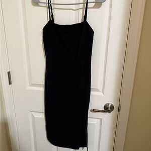 Express Black Midi Dress
